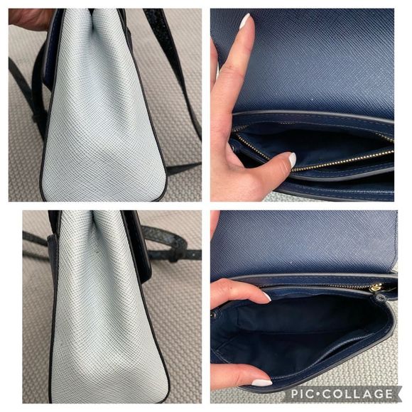 Tory Burch Robinson Mixed Media Crossbody Bag - Picture 9 of 13